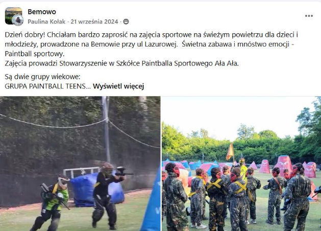 Budowa szkółki paintballa sportowego dla dzieci – case study rozwoju sekcji młodzieżowej 4 budowa szkolki paintballa sportowego dla dzieci 1d