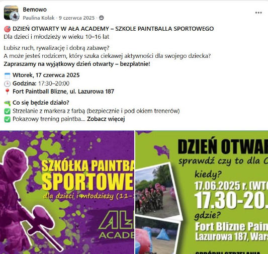 Budowa szkółki paintballa sportowego dla dzieci – case study rozwoju sekcji młodzieżowej 5 budowa szkolki paintballa sportowego dla dzieci 9a